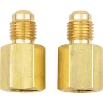 Adapter testo 0554 3113 do węży czynnika chłodniczego — 1/4 cala na 5/16 cala SAE i 7/16 cala na 1/2 cala UNF