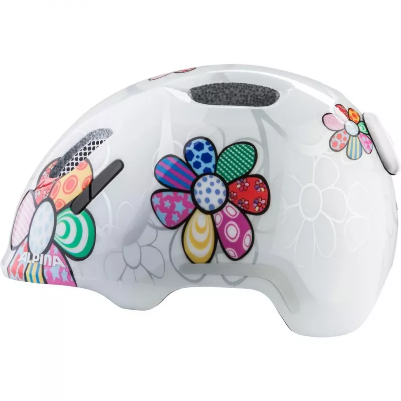 Kask rowerowy ALPINA XIMO 2 FLASH biały FLOWER GLOSS 49-54