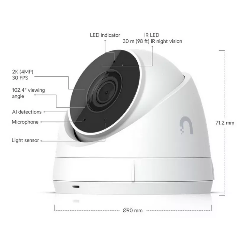 Zestaw do monitoringu wideo Ubiquiti UNVR-Instant-Kit przewodowy