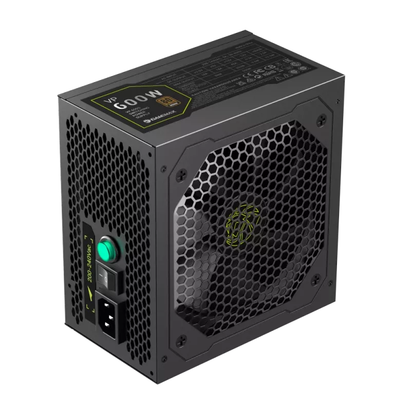 Zasilacz Gamemax, 80 PLUS, Standard | VP 600S | 600 W