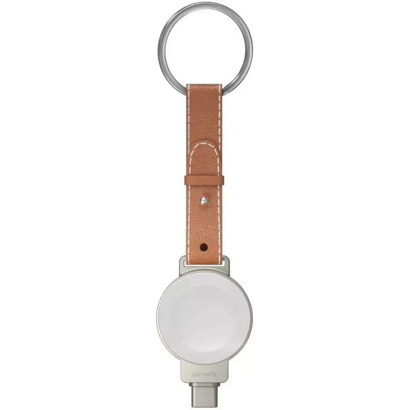 Ładowarka bezprzewodowa 4smarts 541476 do Apple Watch — srebrna