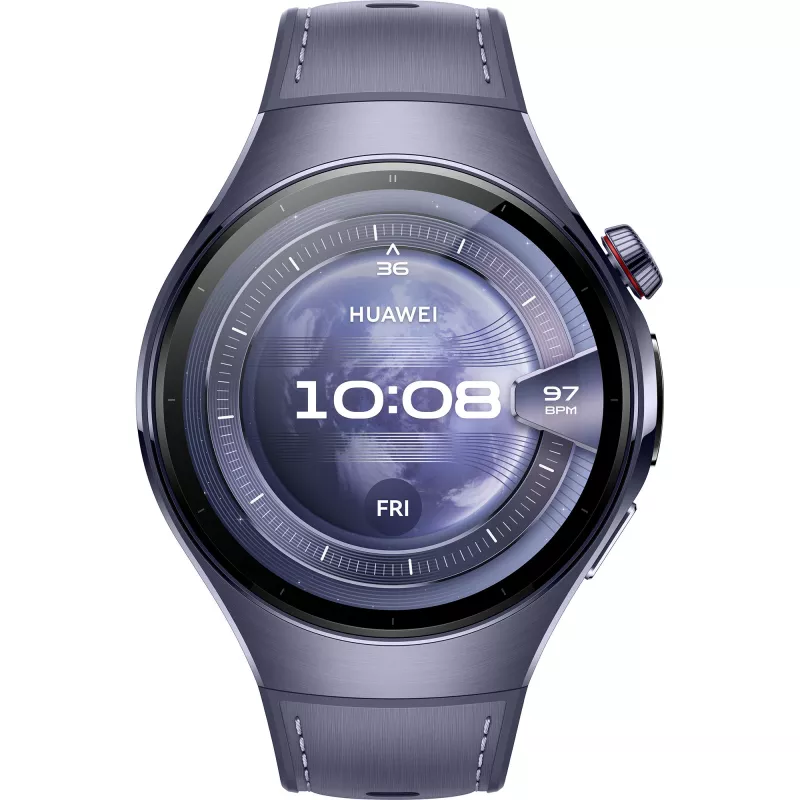 Watch 5 46mm (Rates-L39L), Smartwatch Szary/Fioletowy, Pasek kompozytowy w kolorze szaro-fioletowym, Obudowa z tytanu