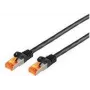 Kabel sieciowy S/CONN 08-26085 Czarny 15 m Kat.6a S/FTP