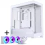 Obudowa ATX PHANTEKS NV-Serie NV5 MK2, szkło hartowane, DRGB - matowa biel + Glacier One 360M25 Gen2 DRGB AiO Liquid Cooling - 360 mm