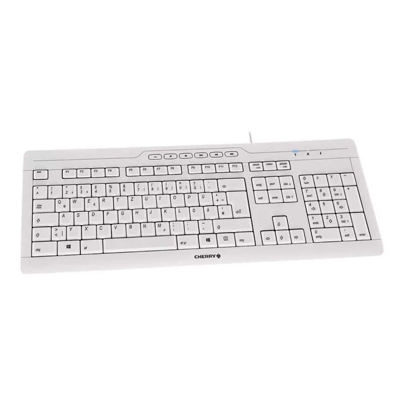 Klawiatura CHERRY STREAM 3.0 Office USB Swiss Grey