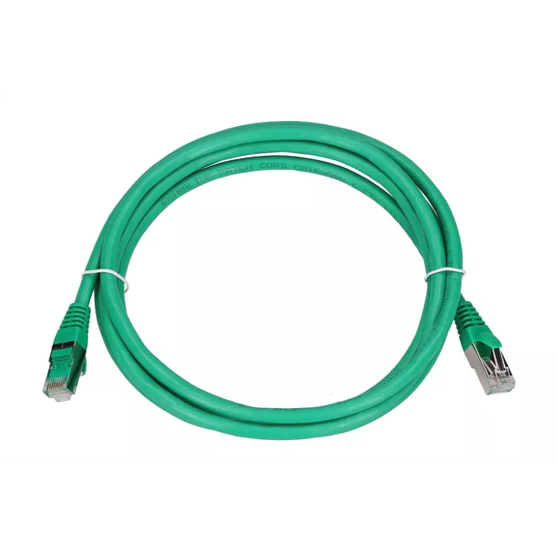 Extralink Cat.6 FTP 2m kabel krosowy LAN, miedziany kabel sieciowy, skrętka 1Gbit/s