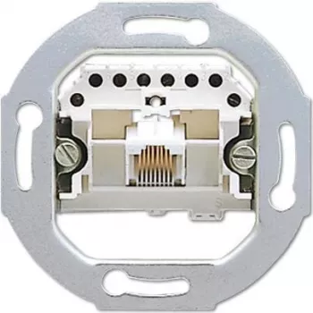JUNG UAE 8 UPO RJ-45 Srebrne Gniazdo (UAE8UPO)