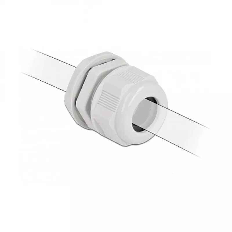 Dławik kablowy DeLOCK 60368 szary plastik 2 szt.