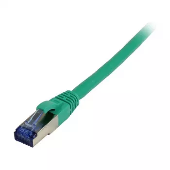 Patch kabel RJ45 - CAT6A 500Mhz - 0.15m - green - S-STP(S/FTP) - TPE/LSZH(Superflex) - AWG26 - Syner