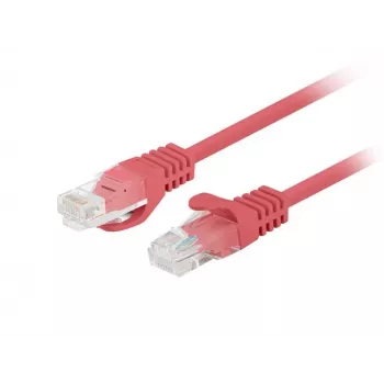 Lanberg PCU6-20CC-0100-R kabel sieciowy Czerwony 1 m Cat6 U/UTP (UTP)