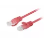 Lanberg PCU6-20CC-0100-R kabel sieciowy Czerwony 1 m Cat6 U/UTP (UTP)