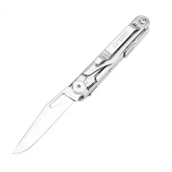 Multitool AZYMUT H2038B — 8 narzędzi, stal nierdzewna, kompaktowy EDC, 173 mm, 125 g, z kaburą i zestawem bitów