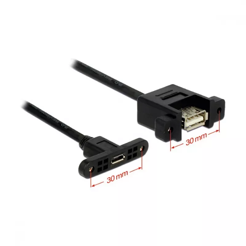 Kabel USB DeLOCK 1m USB2.0 Micro-B/USB2.0-A