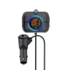 FM transmitter SAVIO TR-14 Bluetooth USB, FM 87.6–107.9 MHz, MicroSD, USB-C, 12 V car power