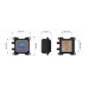 Chłodzenie cieczą AiO ENDORFY Navis F360 ARGB Czarny — chłodnica 360 mm, 3 wentylatory 120×25 mm, 250–1800 RPM, pompa 1600–2600 RPM, obsługa LGA 1700/AM5/AM4
