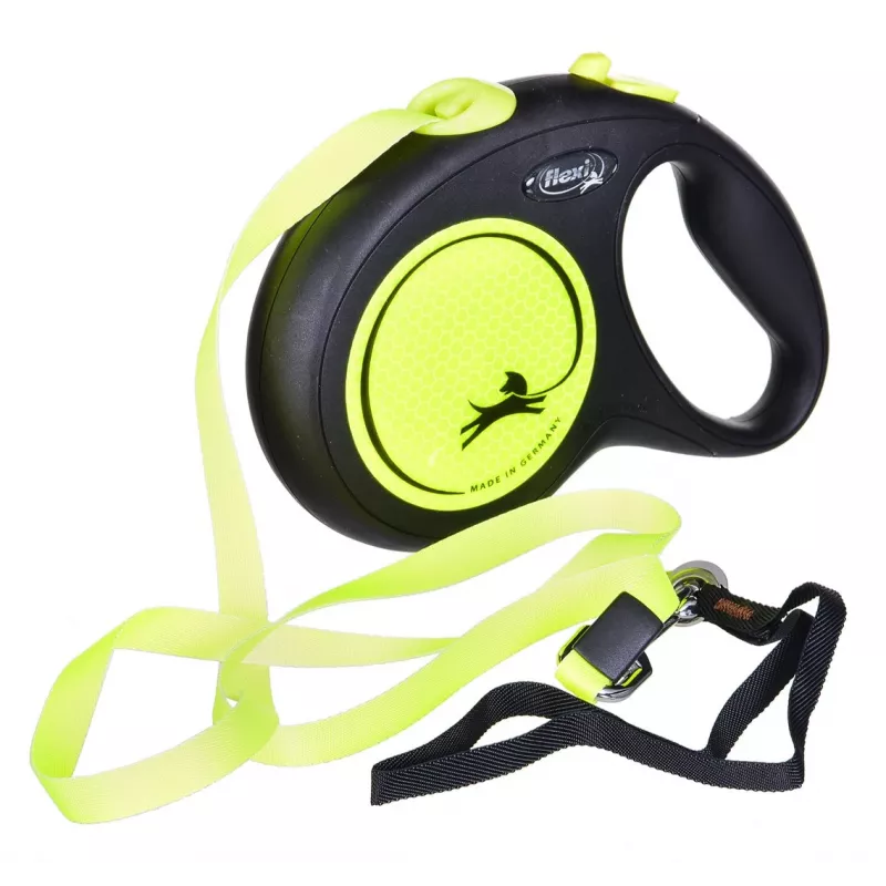 FLEXI nowy Neon L - smycz automatyczna - 5 m