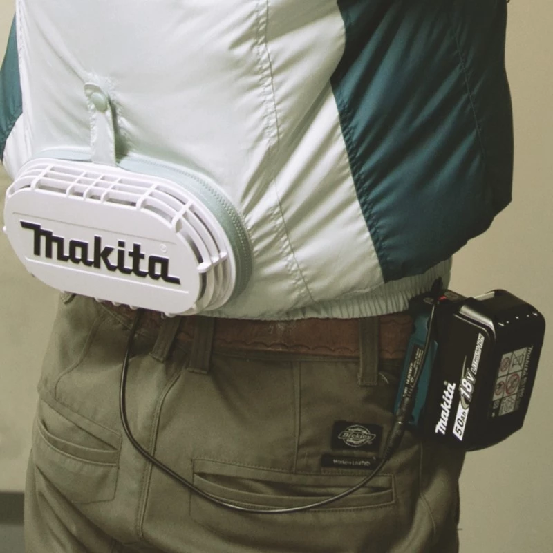 Makita | Kurtka wentylowana akumulatorowa, biała, L