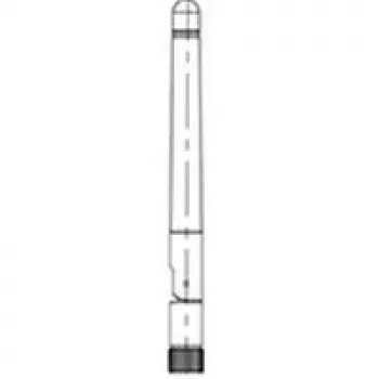 Extreme Networks - antena - 2 dBi (dla 5 GHz), 2,7 dBi (dla 2,4 GHz) - dookólna - wewnętrzna - czarna - do Zebra AP 621, AP 6521, AP 6522, AP 8132, AP-8232 (ML-2452-APAG2A1-01)