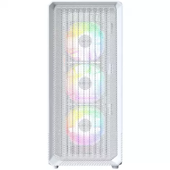 Obudowa PC Montech X5 Midi Tower Biała ATX 3 wentylatory 140 mm