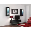 Cama stojak TV VIGO 140 30/140/40 czarny/czarny połysk
