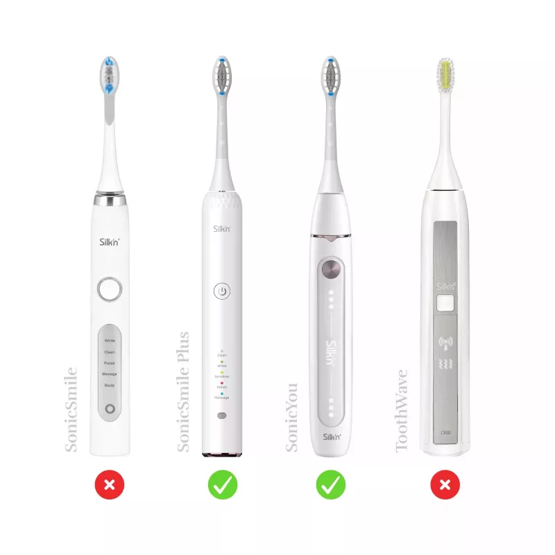 Główka wymienna do szczoteczki do zębów silk'n SonicYou Refill Brush 2 Czarny Soft, opakowanie 2 szt., miękkie włókna