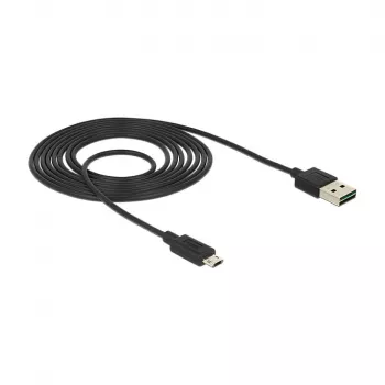 Kabel USB DeLOCK 83850 USB 2.0 2m USB A Micro-USB B Czarny