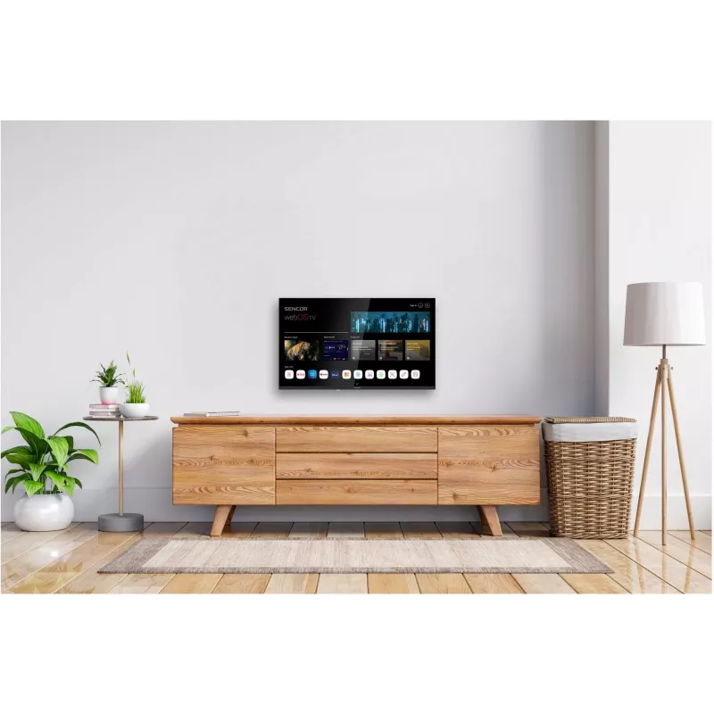 Telewizor LED Smart Display 24 cale SENCOR SLE 24S830MB — rozdzielczość HD, klasa energetyczna E