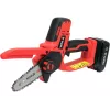 Pilarka łańcuchowa akumulatorowa YATO YT-828135 — 18V Li-Ion 2Ah, prowadnica 10 cm, 3200 obr./min, prędkość łańcucha 4,8 m/s, 26 ogniw