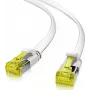 Kabel sieciowy Helos 205257 Cat6a U/FTP 2m biało-żółty