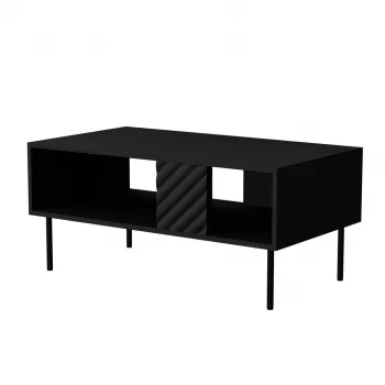 Stolik kawowy Cama Meble LUCCA 1000×550×460 mm prostokątny czarny