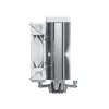 Chłodzenie powietrzne CPU Montech NX400, wentylatory 120 mm, białe, wymiary 156×74×120 mm, TDP 270 W