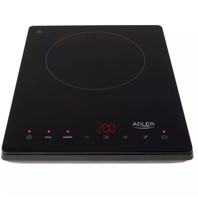 Adler AD 6513 płyta grzewcza Czarny Blat 29 cm Strefa płyta indukcyjna 1 strefa(y)