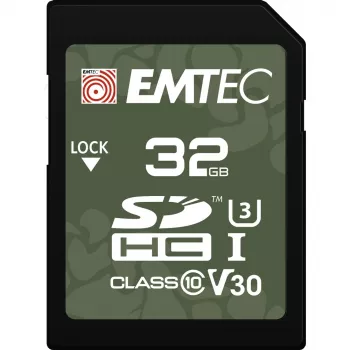 Flash Memory Emtec 32GB UHS-I SDHC Class 10 V30