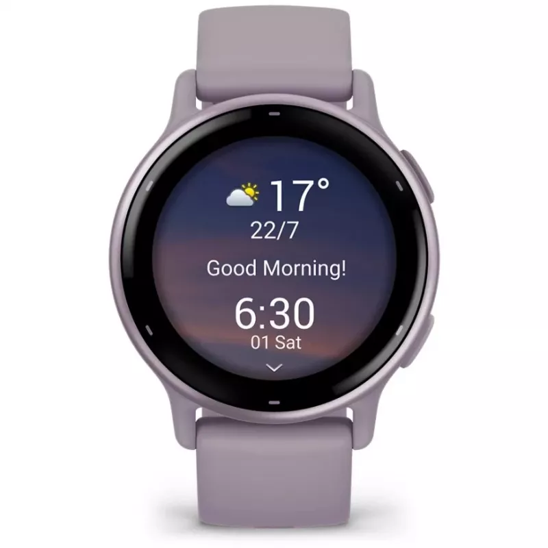 Garmin Vivoactive 5 3,05 cm (1,2 inch) AMOLED Cyfrowy 390 x 390 pikseli Dotykowy Fioletowy Wi-Fi GPS (satelitarny)
