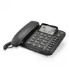 Telefon analogowy Gigaset DL380 z identyfikacją rozmówcy, słuchawka przewodowa, czarny