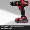 Einhell TE-CD 18/44 Li-i 24000 RPM 1,59 kg czarny, czerwony