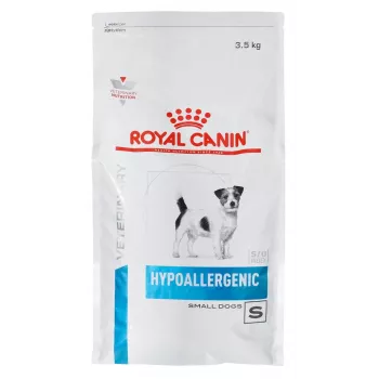 Sucha karma dla psa Royal Canin Hypoallergenic Small Breed 3,5 kg — dorosłe psy małych ras, białko 24%, tłuszcz 16%