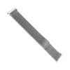 Siatkowy pasek do zegarka FIXED FIXMEST-20MM-SL — 20 mm, srebrny, z szybkim zwalnianiem, metalowa bransoleta