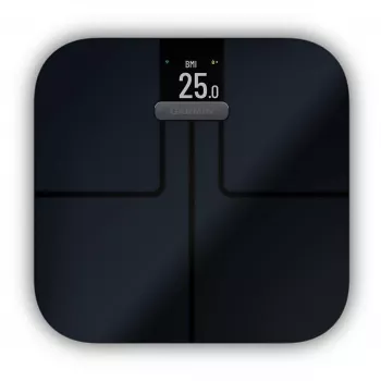 Elektroniczna waga osobista GARMIN Index S2 — czarna, maks. 181,4 kg, Wi‑Fi/Bluetooth, skład ciała