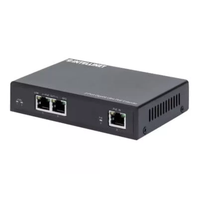 Nadajnik sieciowy Intellinet 2-portowy Gigabit Ultra PoE Extender