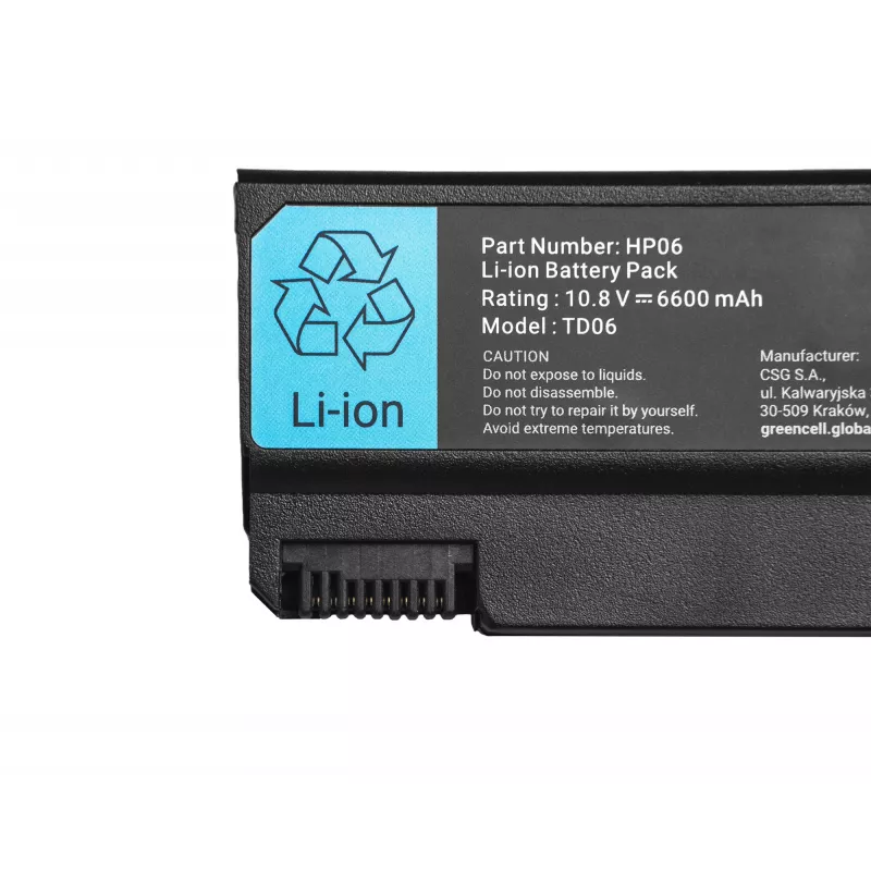 Bateria zielony Cell HP06V2 do serii HP EliteBook ProBook