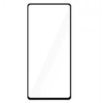 Hartowane szkło ochronne Tellur do Samsung S10 Lite — pełny klej, kompatybilne z etui, czarny