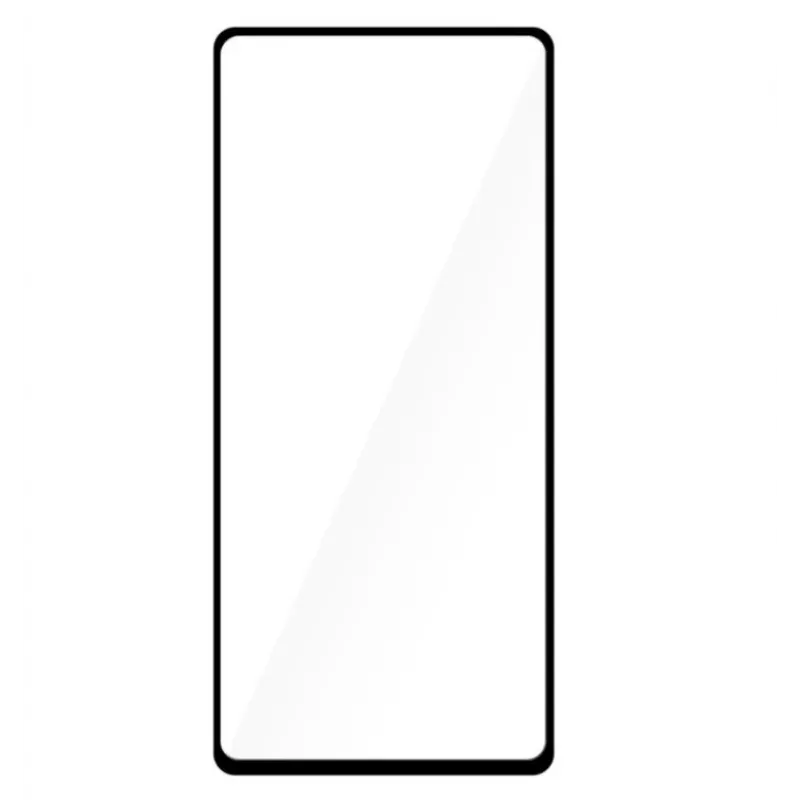 Hartowane szkło ochronne Tellur do Samsung S10 Lite — pełny klej, kompatybilne z etui, czarny