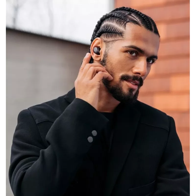 SENNHEISER Momentum MTW4 Bezprzewodowe douszne słuchawki sportowe Bluetooth z redukcją szumów - białe i srebrne