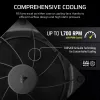Wentylator Corsair RS140 14 cm Czarny 330-1700 RPM 0,11-3,46 mmH2O