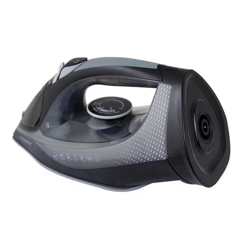 Żelazko parowe Esperanza EHI011 z ceramiczną stopą, szare, czarne, 2600 W
