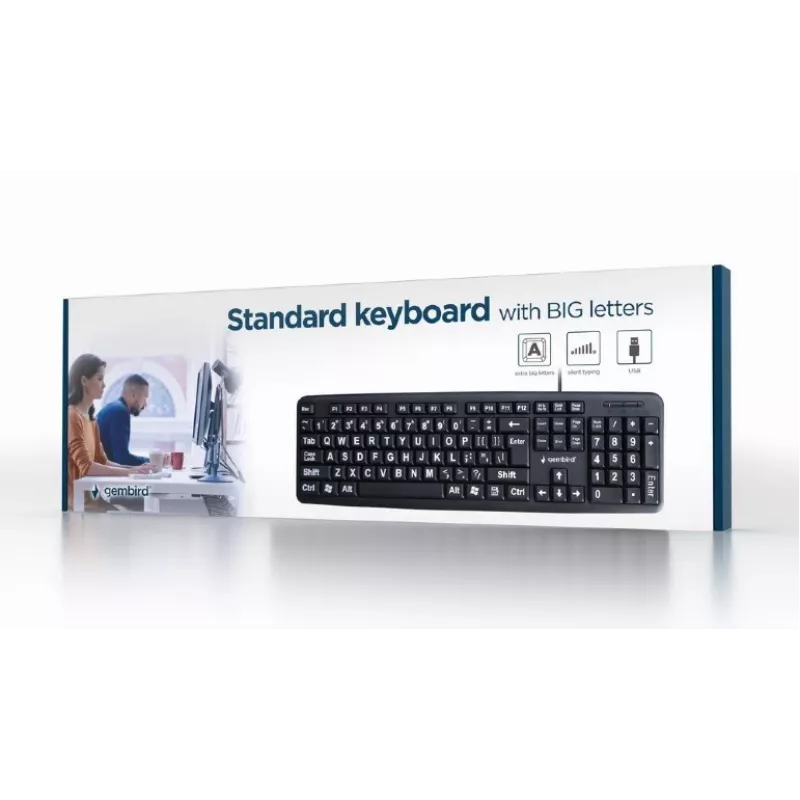 Standardowa klawiatura USB dla seniora