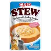 Mokre przysmaki dla kota INABA Ciao Stew Chicken & Scallop saszetka 40 g — bezzbożowe, dla dorosłych, mięsne