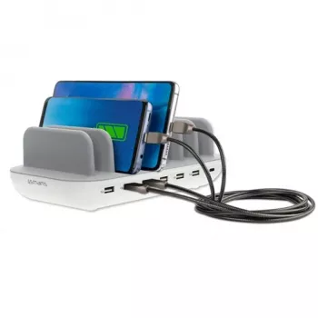 Ładowarka do urządzeń mobilnych 4smarts 462310 USB Type-C Szara Smartfon Tablet