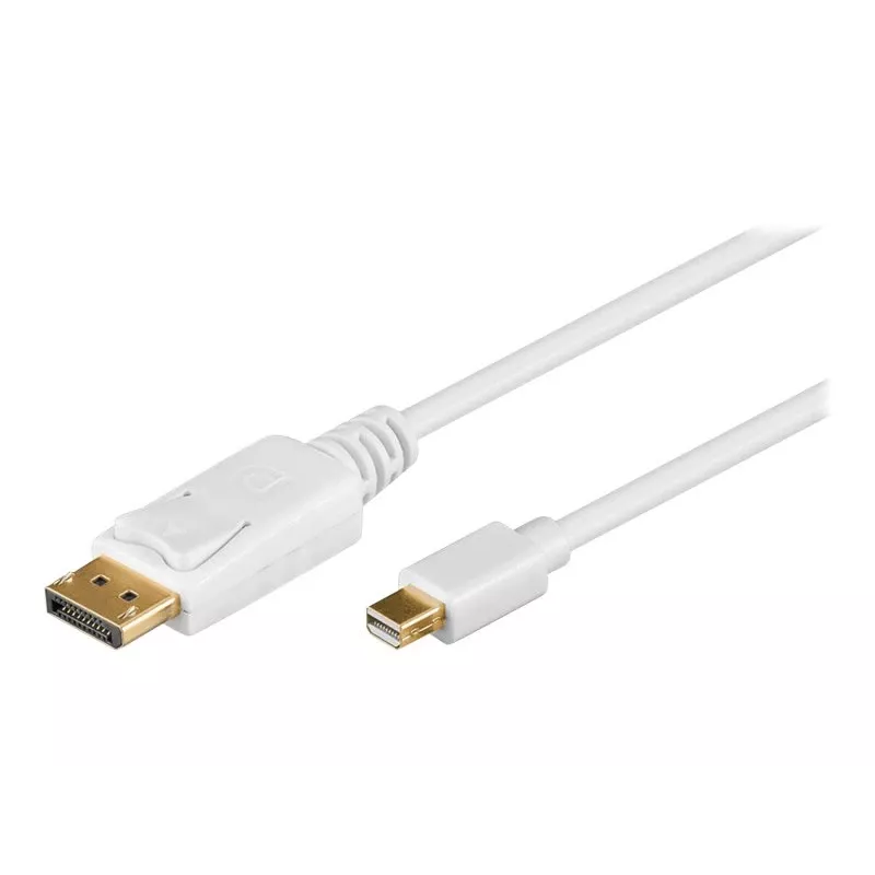 Wentronic Goobay Przewód adaptera DisplayPort na mini DisplayPort 1.2, 1 m - Wtyk Mini DisplayPort > Wtyk DisplayPort (52858)